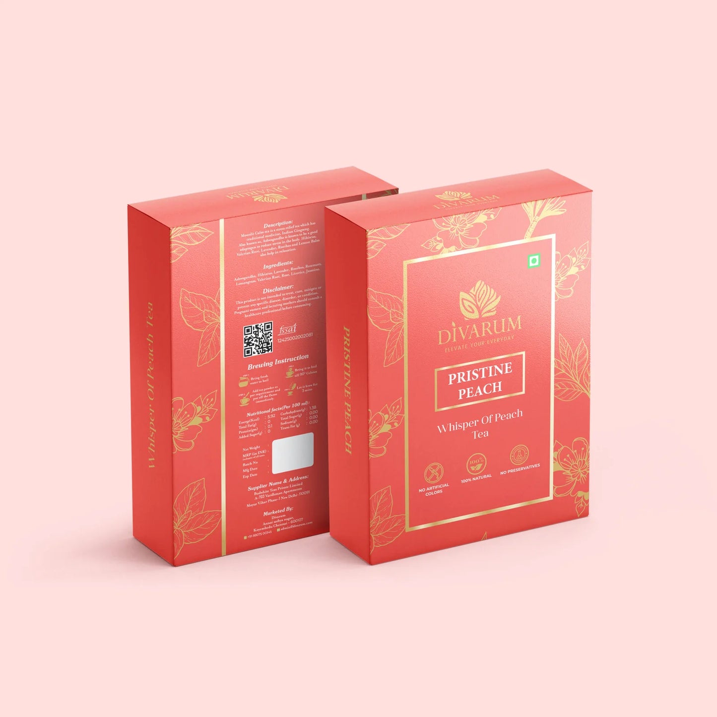 PRISTINE PEACH BOX 75gm