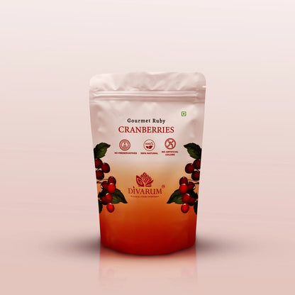 Divarum Dried Cranberries packaging
