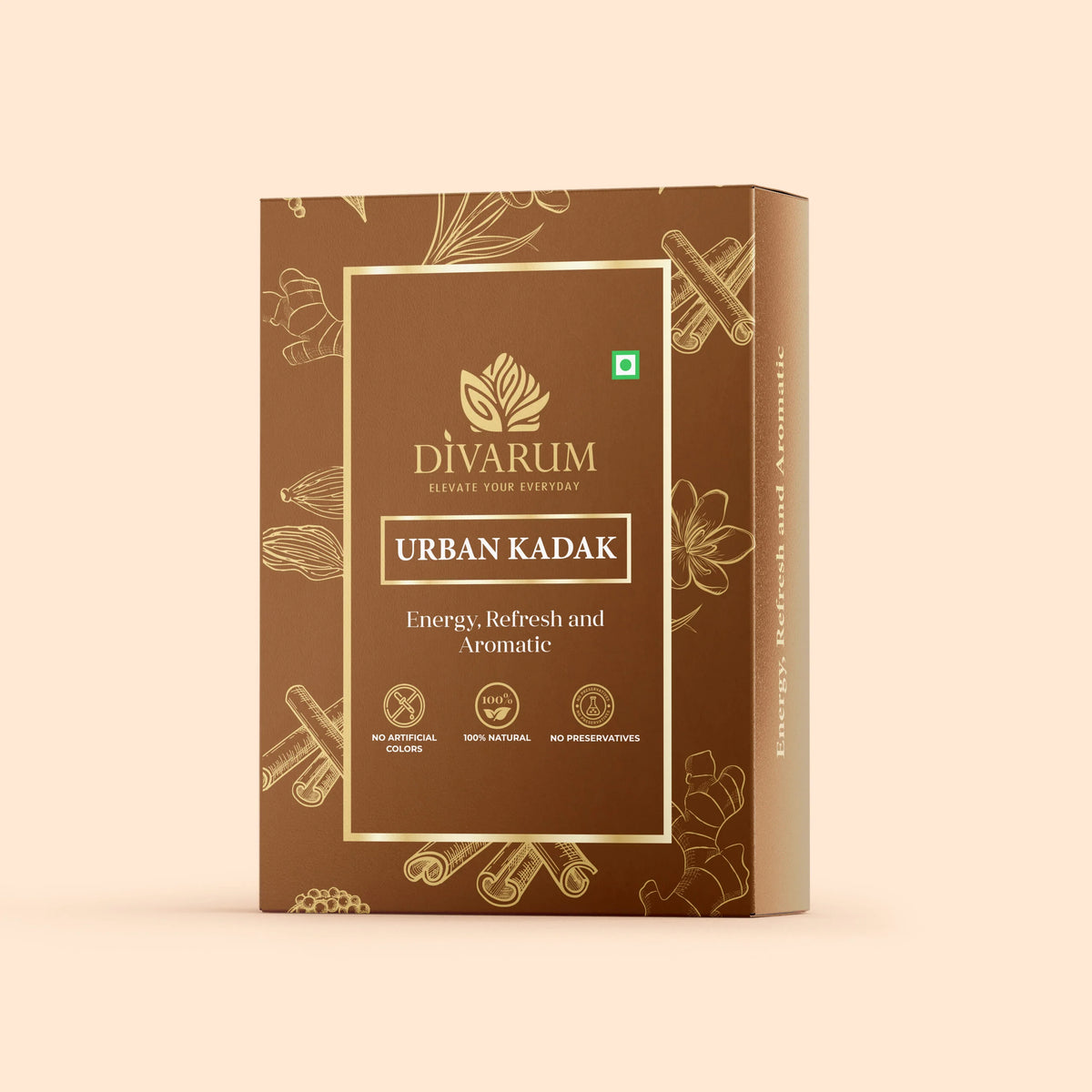 Divarum Urban Kadak Assam masala black tea packaging