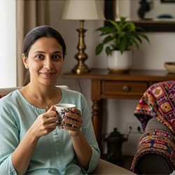 Customer testimonial portrait 1